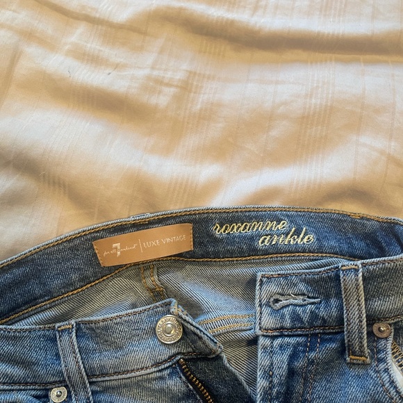 7 for all man kind straight leg jean - Picture 2 of 4